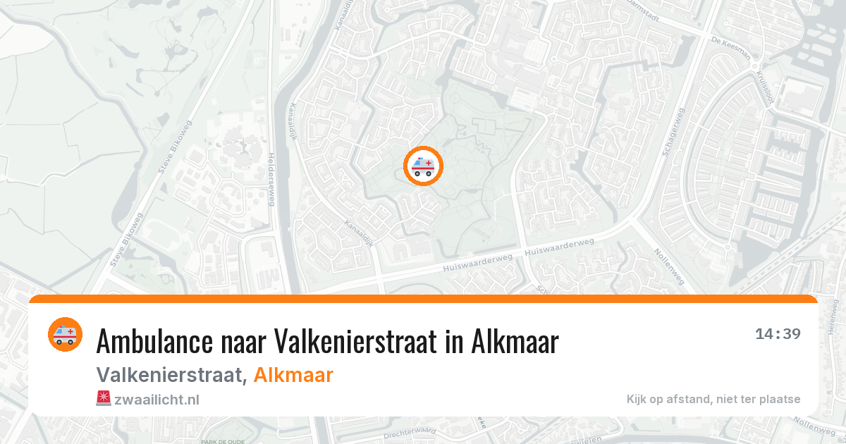 Ambulance naar Valkenierstraat in Alkmaar — 25 jun 2026