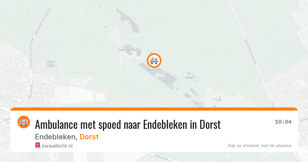 Ambulance met spoed naar Endebleken in Dorst — 1 mrt 2026