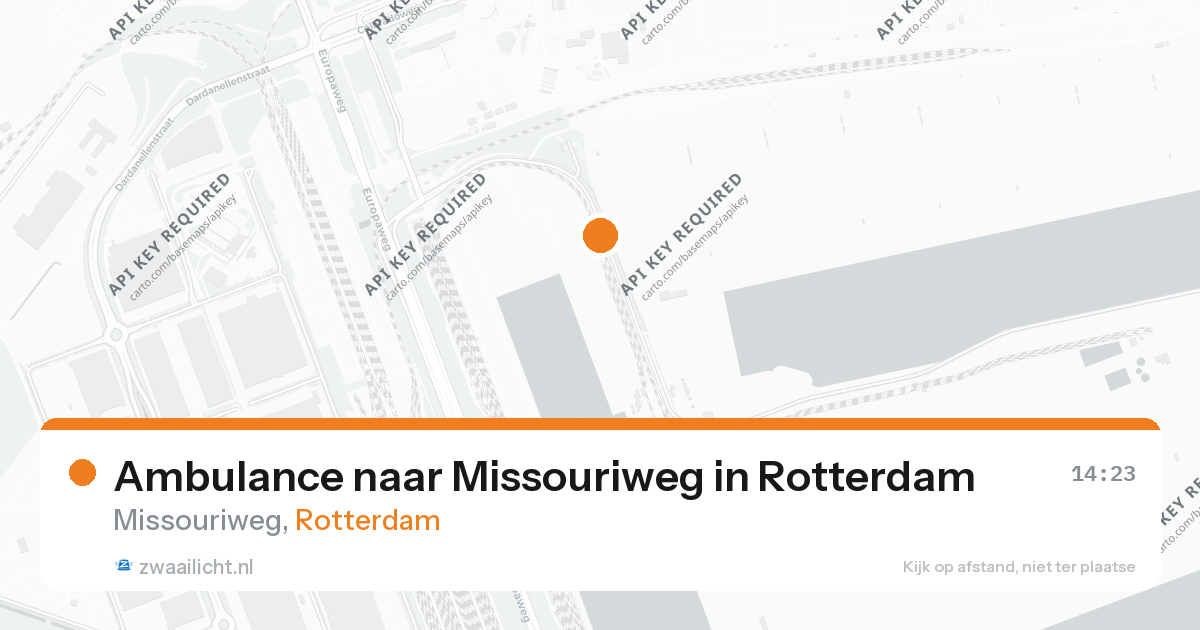 Ambulance naar Missouriweg in Rotterdam — 16 jul 2026