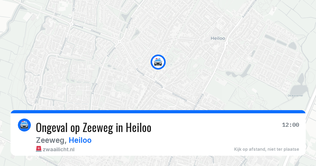 Ongeval op Zeeweg in Heiloo — 25 mei 2026