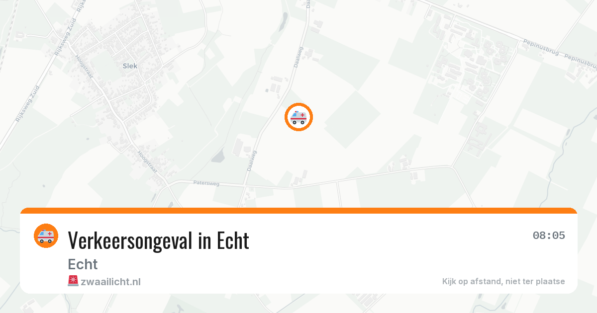 Verkeersongeval in Echt — 9 feb 2026