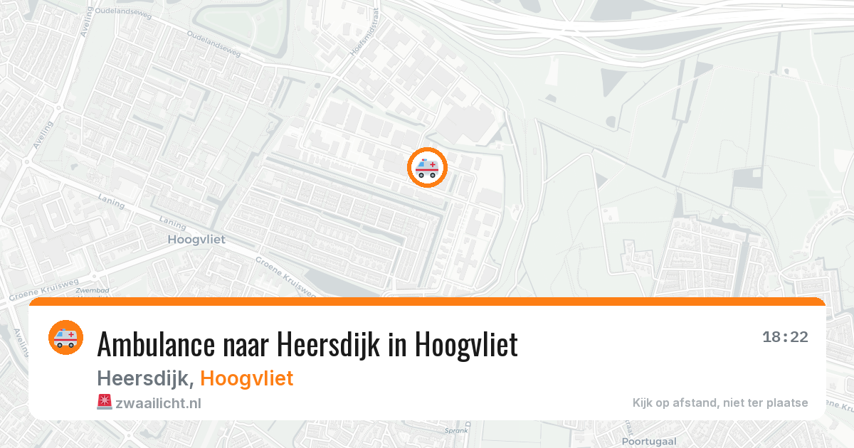 Ambulance naar Heersdijk in Hoogvliet — 2 aug 2026