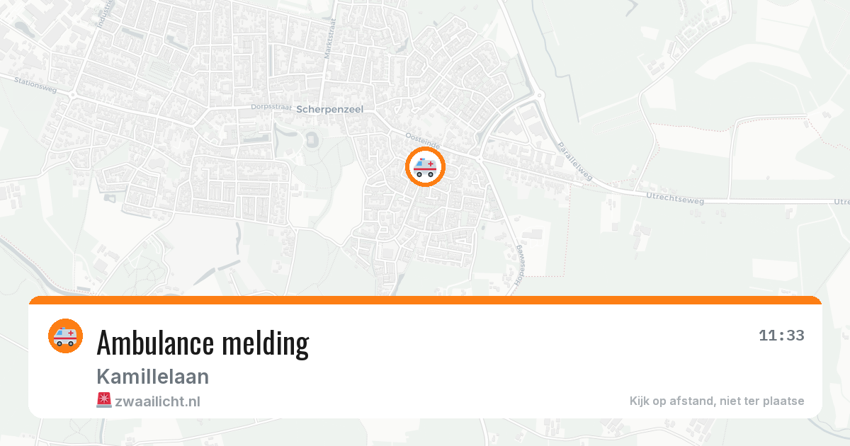 Ambulance melding — 2 jul 2026