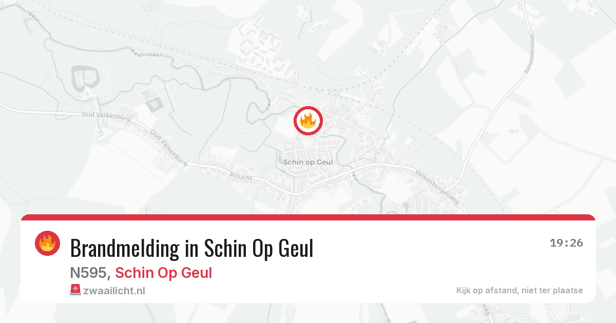 Brandmelding in Schin Op Geul — 11 apr 2026