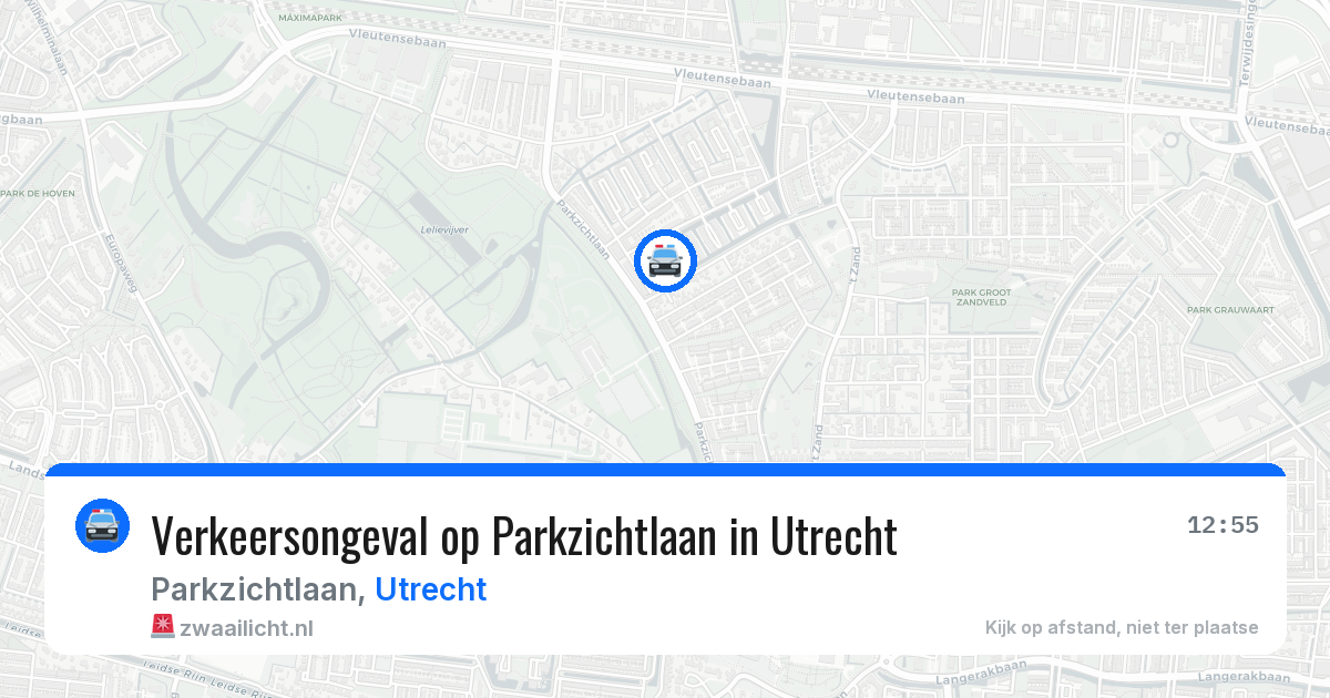 Verkeersongeval op Parkzichtlaan in Utrecht — 19 jun 2026