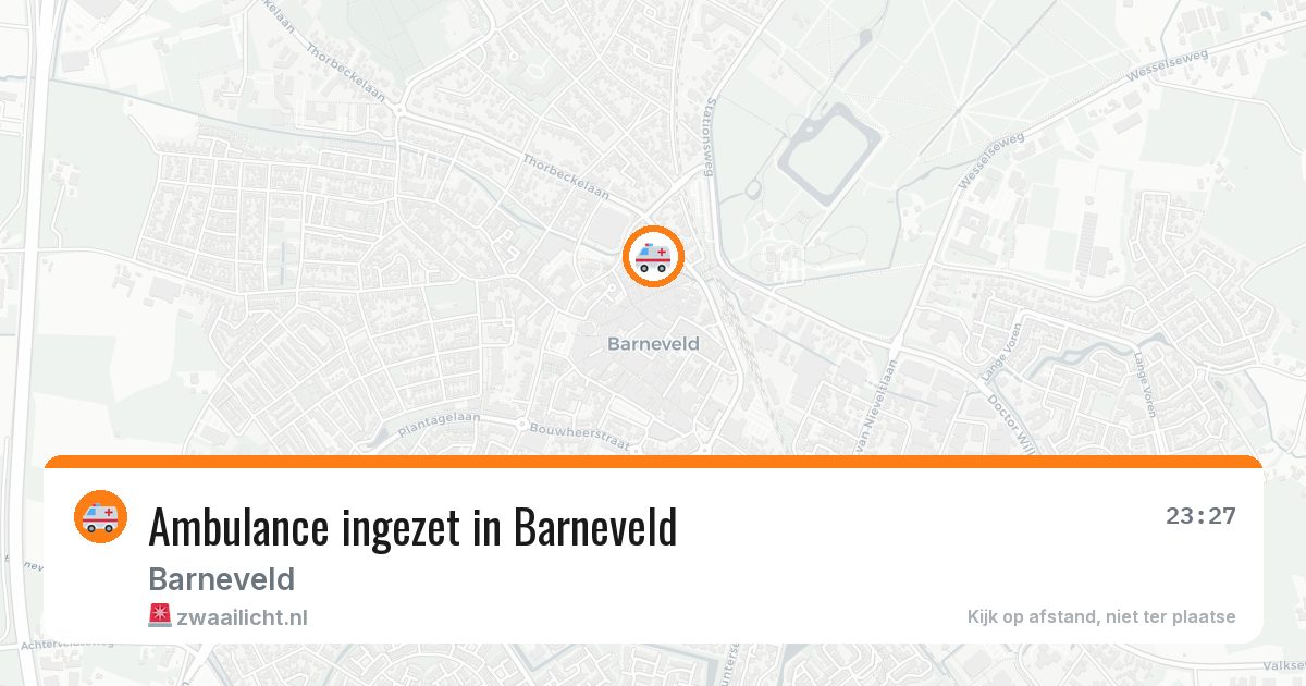 Ambulance ingezet in Barneveld — 5 apr 2026