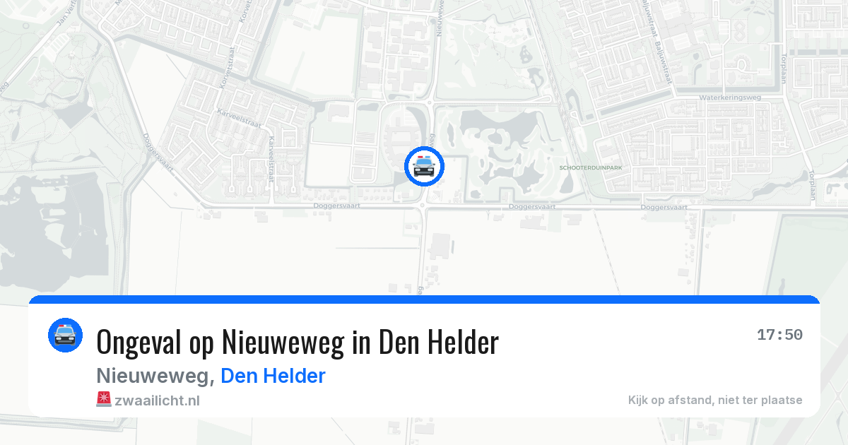 Ongeval op Nieuweweg in Den Helder — 15 jun 2026