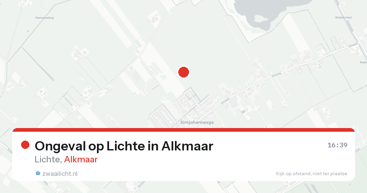 Ongeval op Lichte in Alkmaar — 22 aug 2026