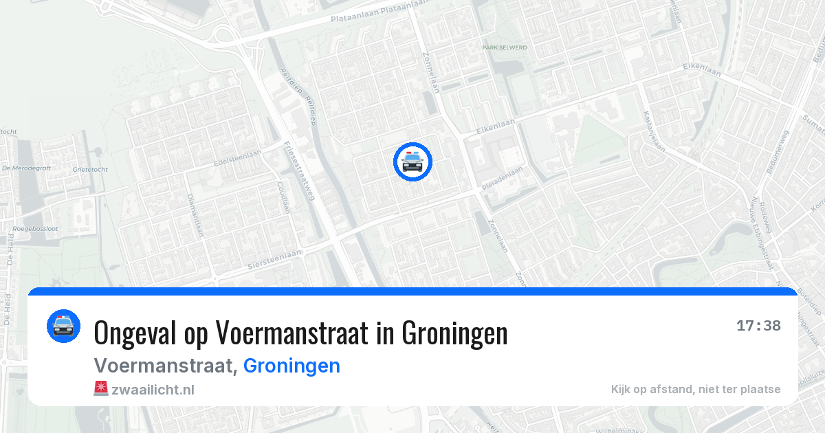 Ongeval op Voermanstraat in Groningen — 2 aug 2026