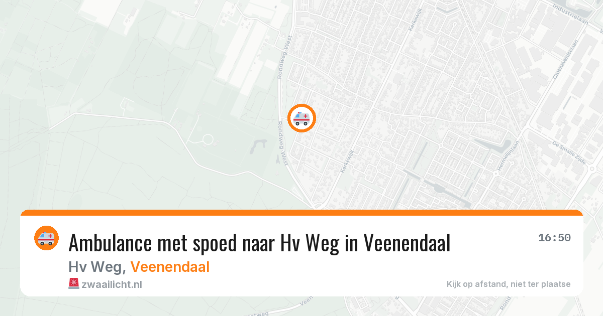 Ambulance met spoed naar Hv Weg in Veenendaal — 2 jun 2026