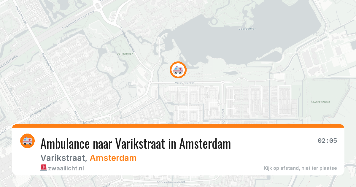 Ambulance naar Varikstraat in Amsterdam — 29 mei 2026