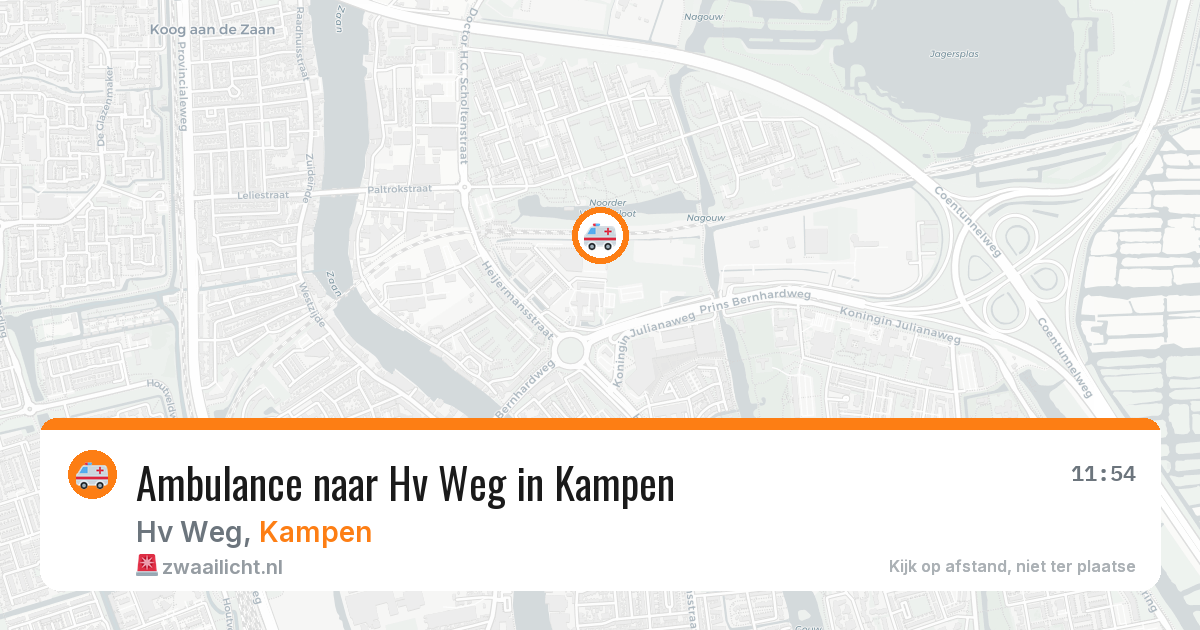 Ambulance naar Hv Weg in Kampen — 4 apr 2026