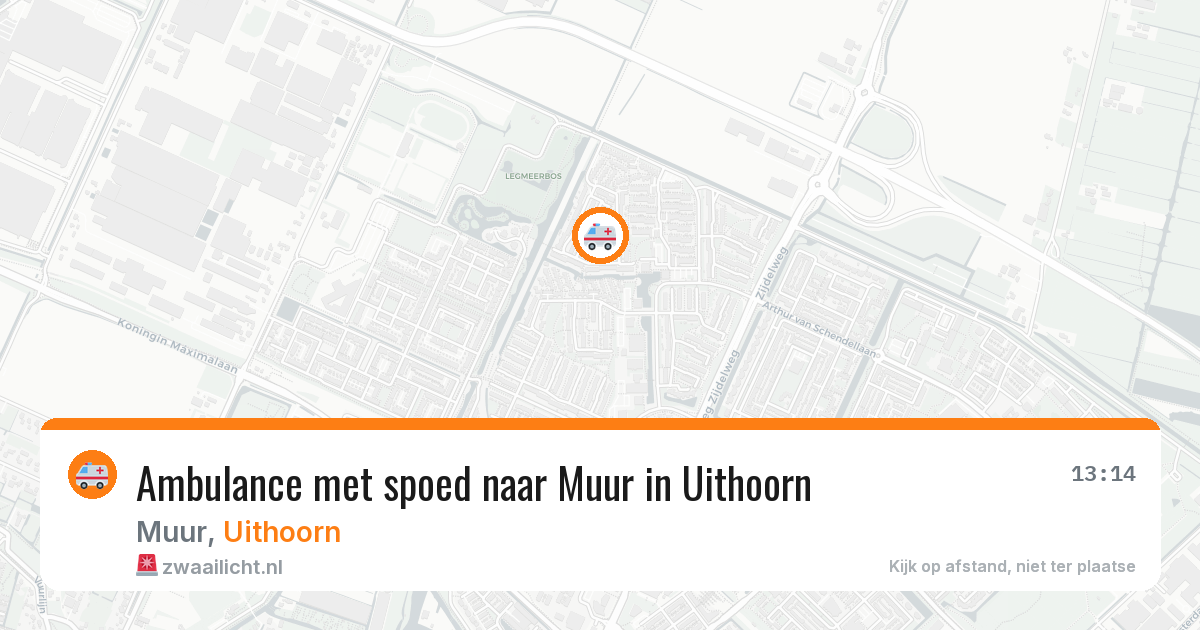 Ambulance met spoed naar Muur in Uithoorn — 8 feb 2026