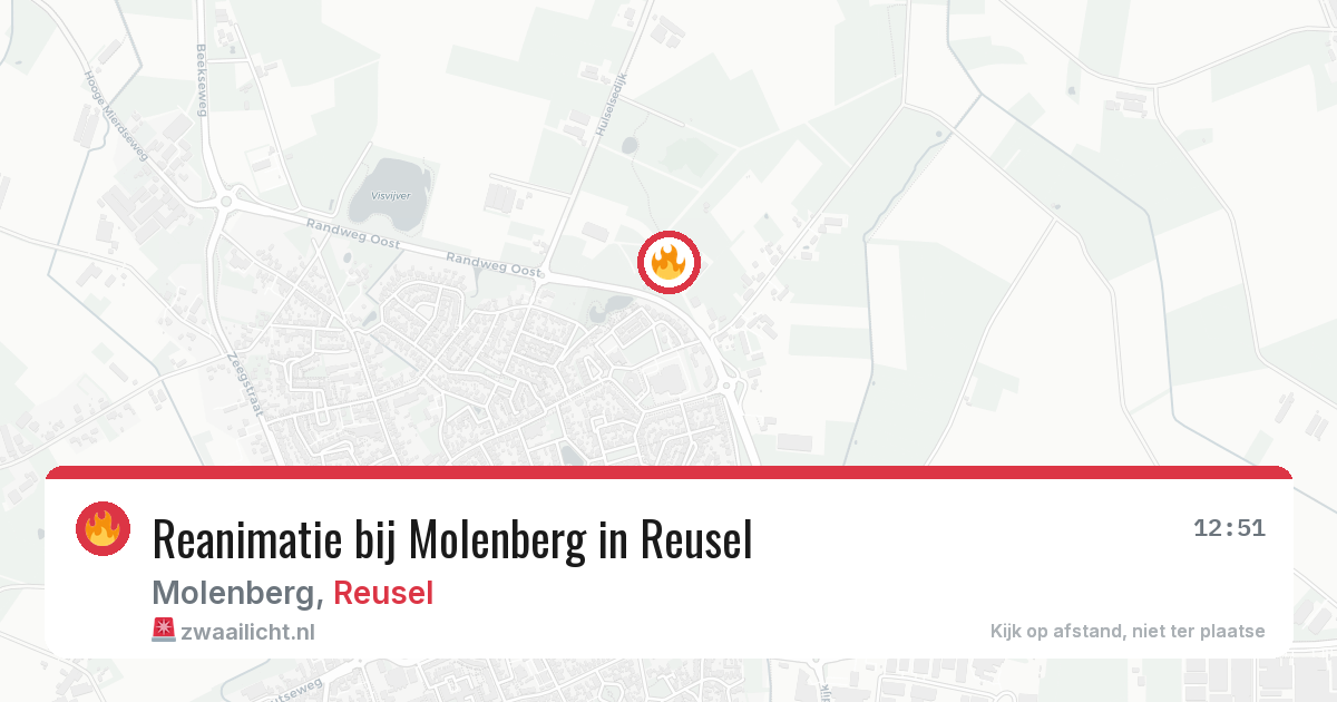 Reanimatie bij Molenberg in Reusel — 1 jun 2026