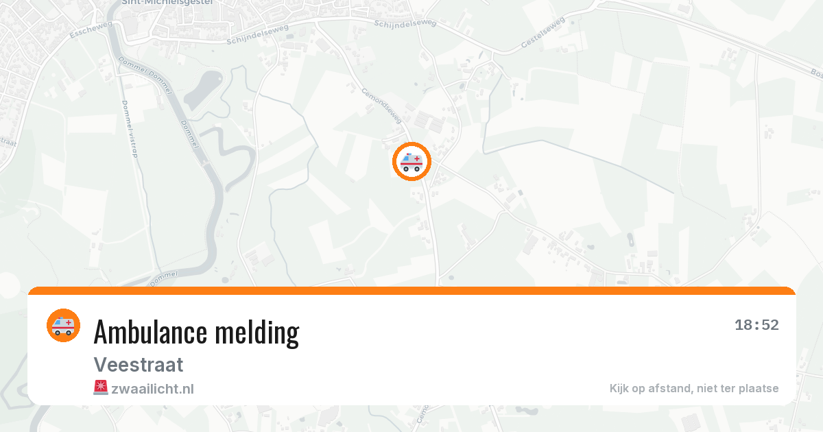 Ambulance melding — 21 jan 2026
