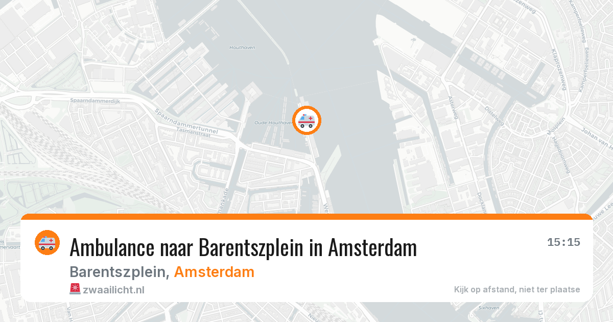 Ambulance naar Barentszplein in Amsterdam — 2 jul 2026