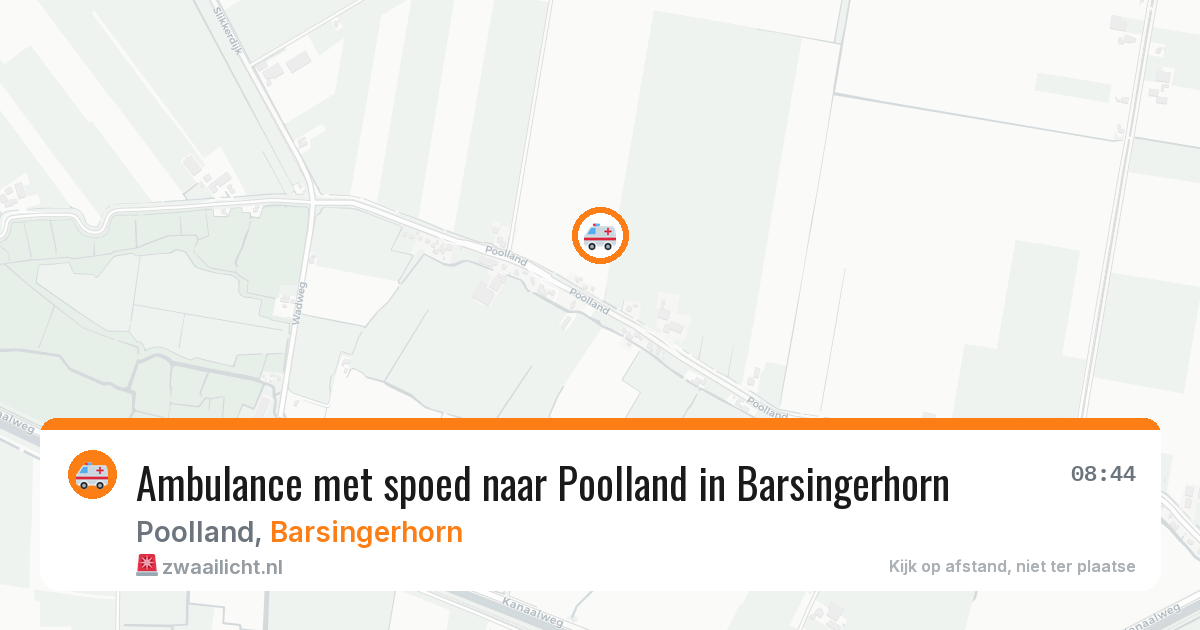 Ambulance met spoed naar Poolland in Barsingerhorn — 21 jul 2026