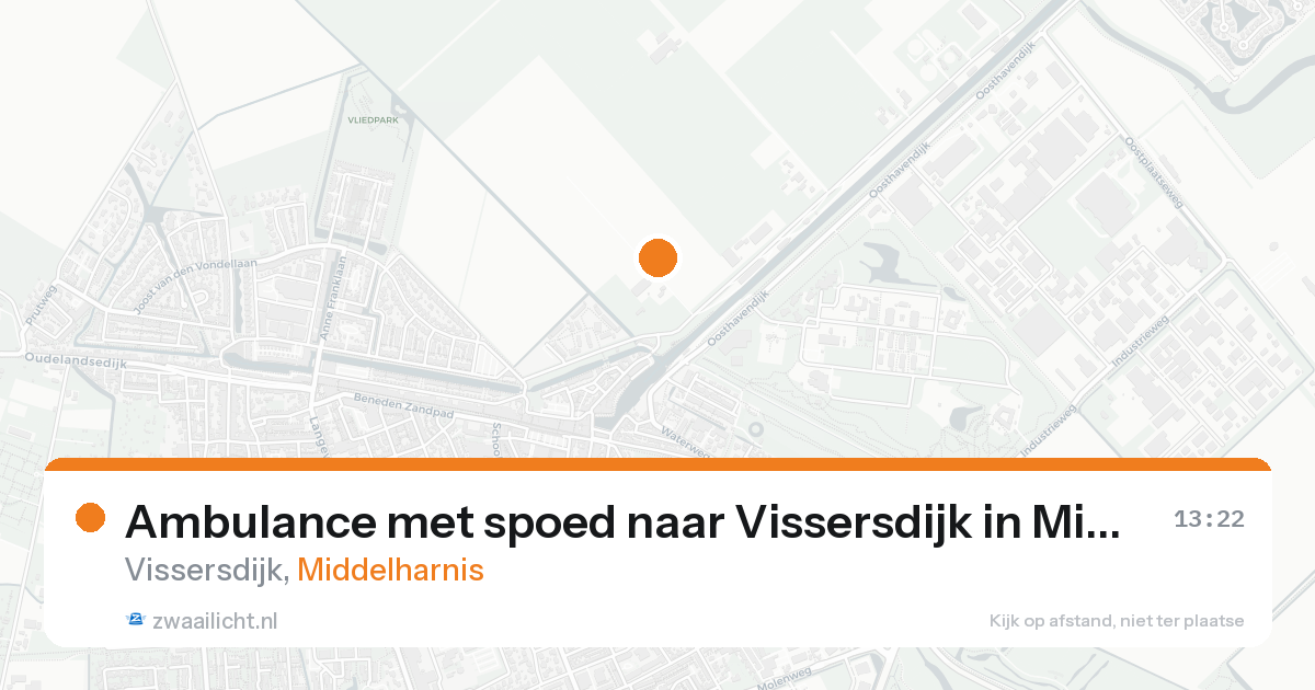 Ambulance met spoed naar Vissersdijk in Middelharnis — 30 mei 2026