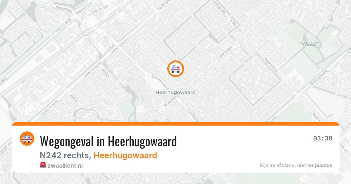 Wegongeval in Heerhugowaard — 11 jun 2026