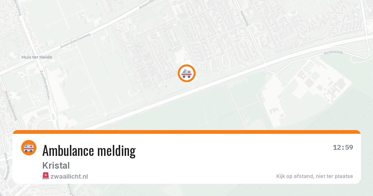 Ambulance melding — 8 feb 2026