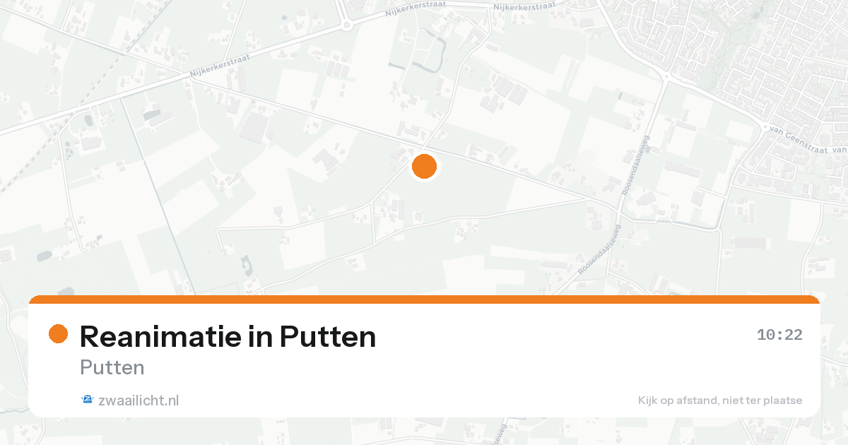 Reanimatie in Putten — 31 jan 2026