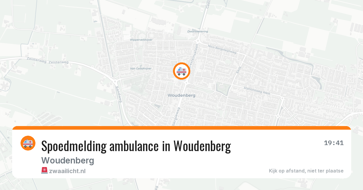Spoedmelding ambulance in Woudenberg — 11 mrt 2026