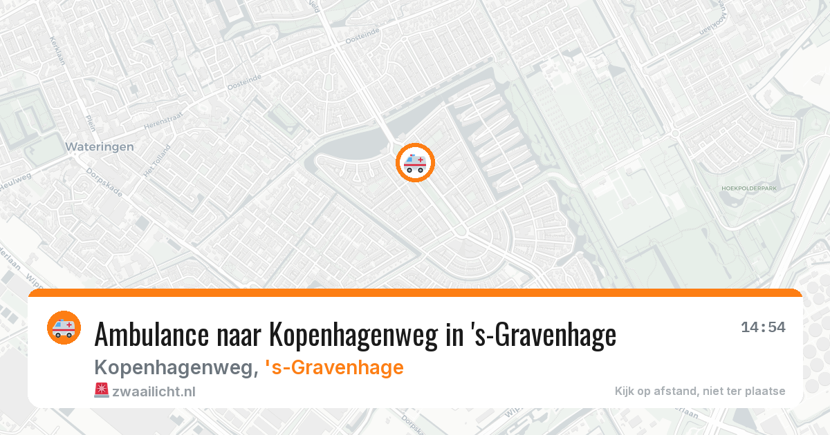 Ambulance naar Kopenhagenweg in 's-Gravenhage — 2 jul 2026