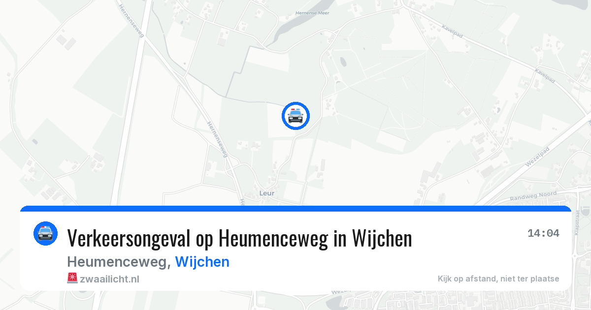Verkeersongeval op Heumenceweg in Wijchen — 6 jun 2026