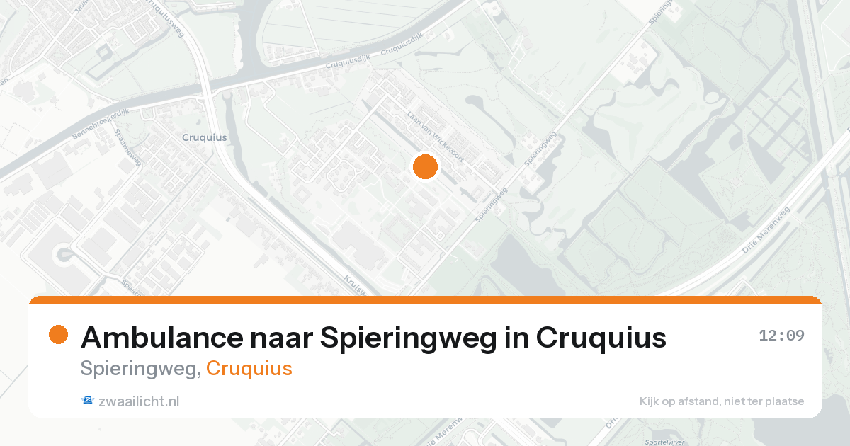Ambulance naar Spieringweg in Cruquius — 22 aug 2026