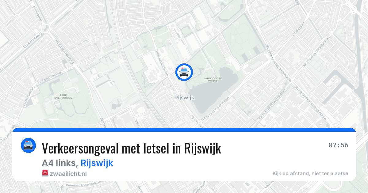Verkeersongeval met letsel in Rijswijk — 1 jul 2026