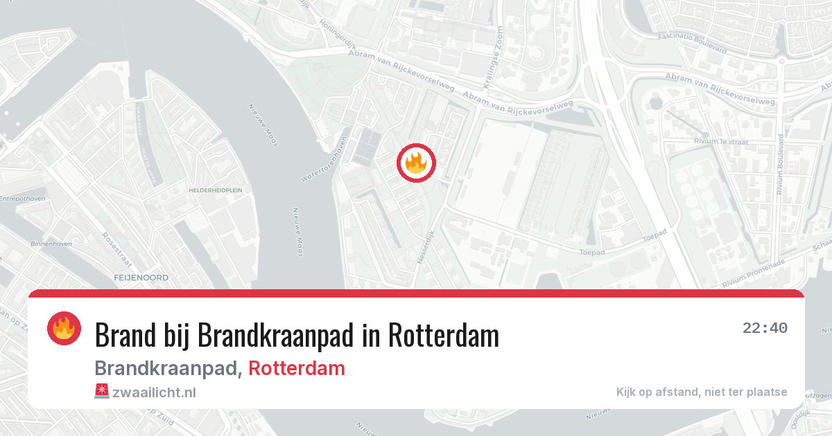 Brand bij Brandkraanpad in Rotterdam — 27 jul 2026