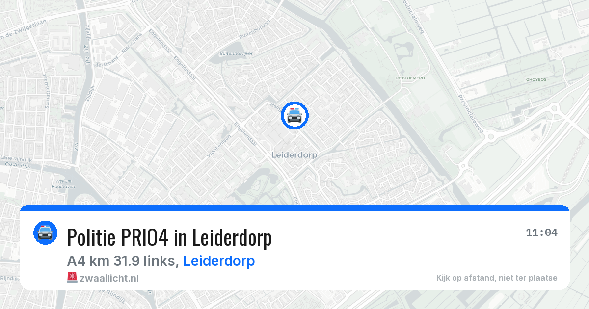 Politie PRIO4 in Leiderdorp — 23 jun 2026 | 🚨 Zwaailicht.nl