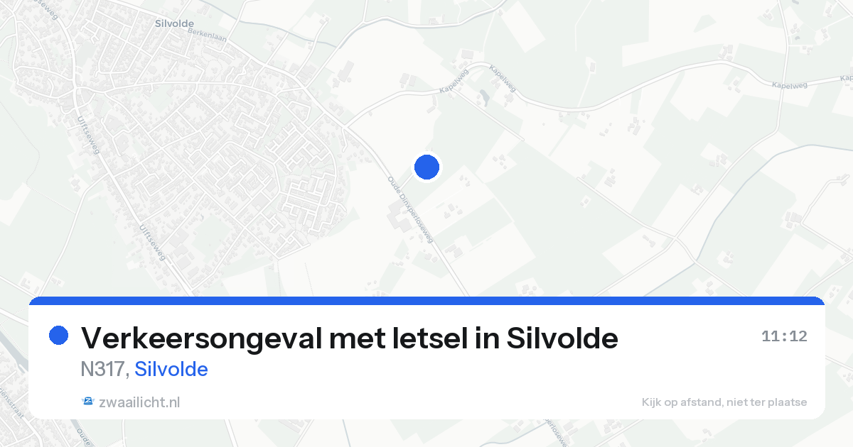 Verkeersongeval met letsel in Silvolde — 24 aug 2026