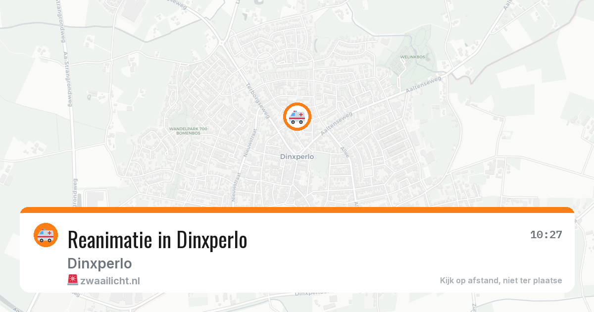 Reanimatie in Dinxperlo — 6 aug 2026