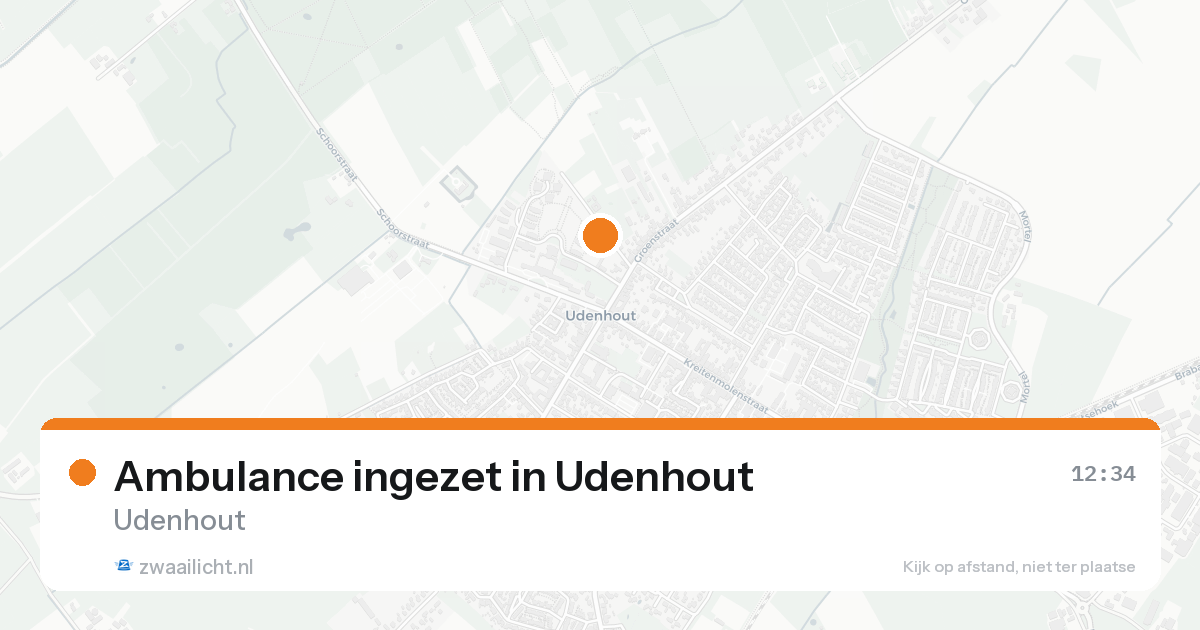 Ambulance ingezet in Udenhout — 5 jun 2026