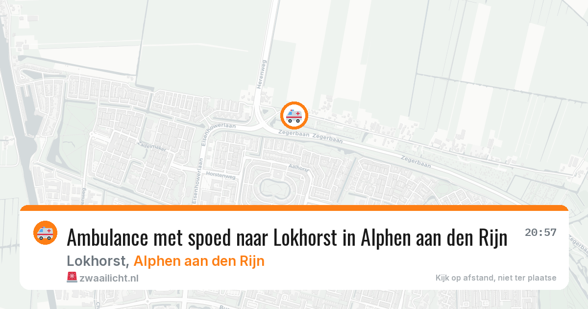 Ambulance met spoed naar Lokhorst in Alphen aan den Rijn — 16 jun 2026