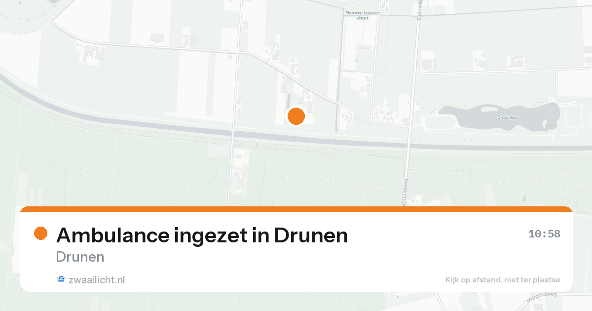 Ambulance ingezet in Drunen — 16 aug 2026
