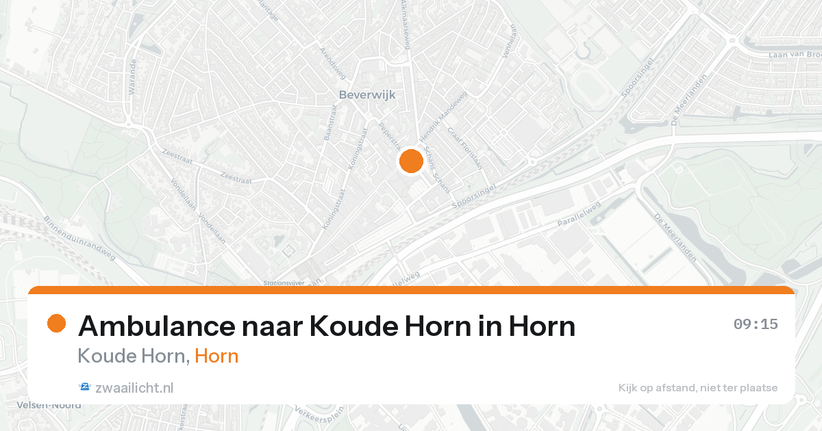 Ambulance naar Koude Horn in Horn — 23 mei 2026
