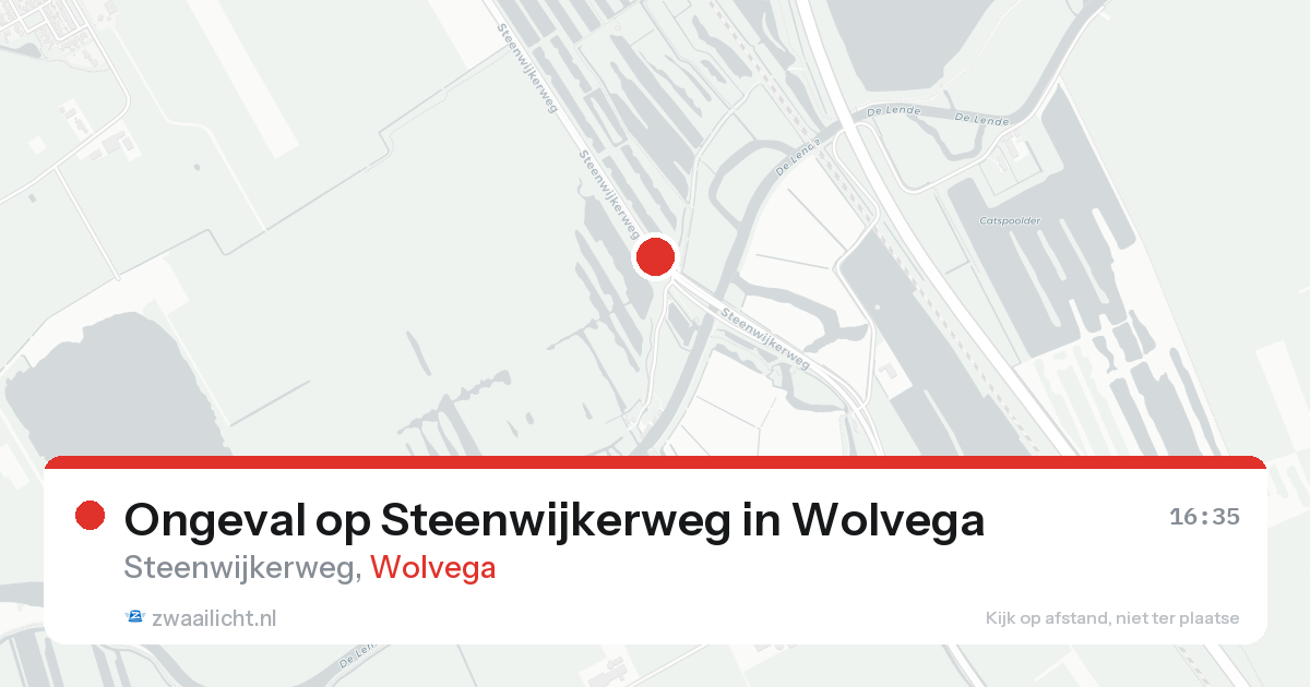 Ongeval op Steenwijkerweg in Wolvega — 7 feb 2026