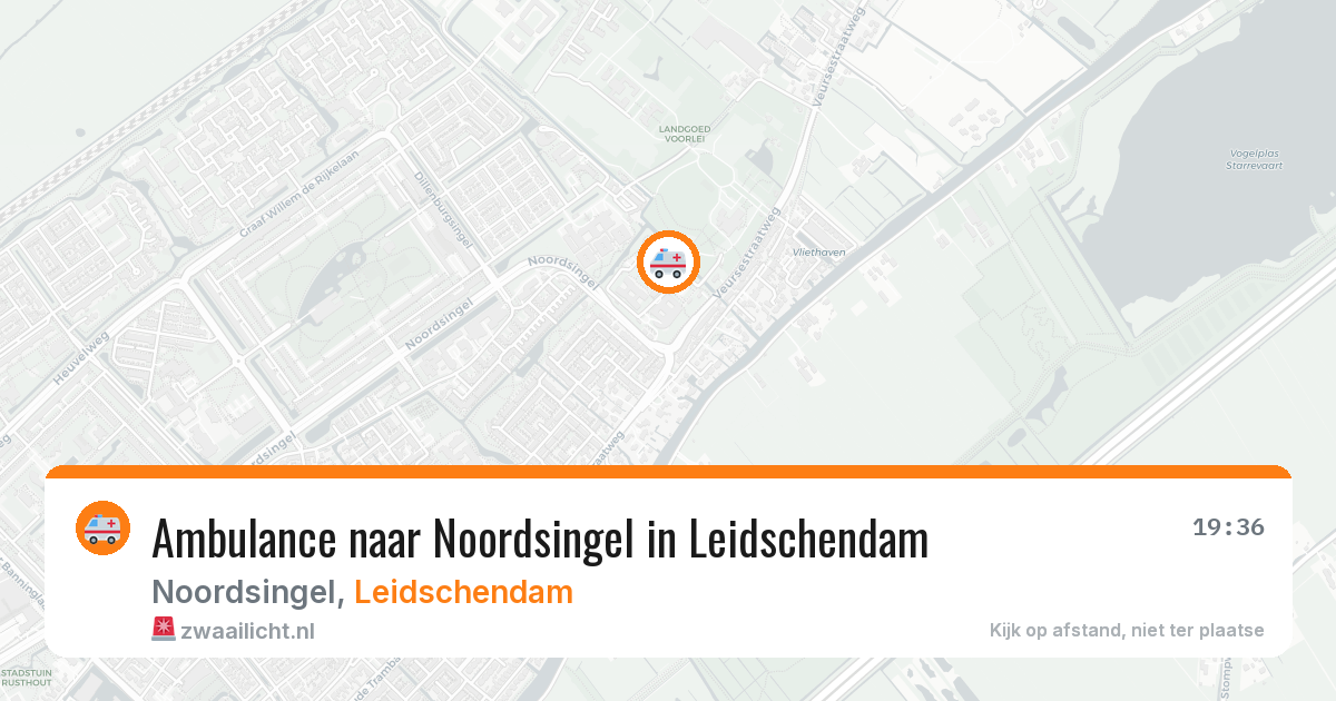 Ambulance naar Noordsingel in Leidschendam — 20 mrt 2026
