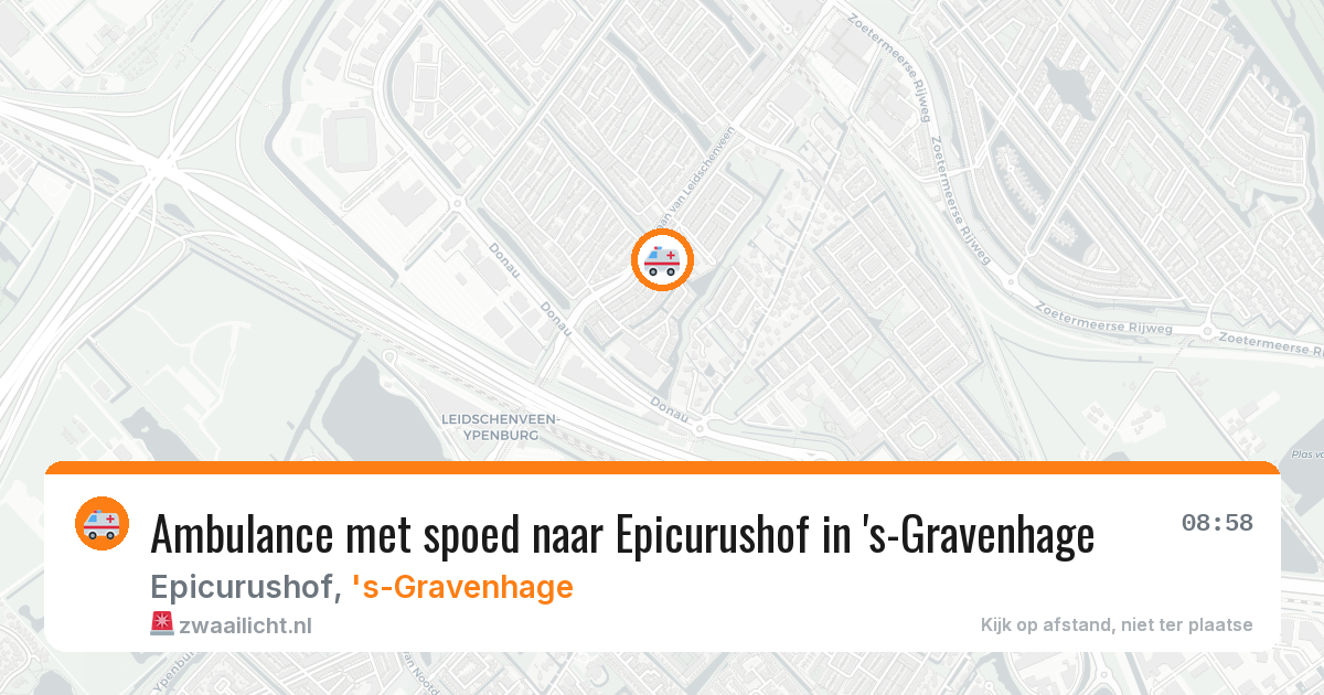 Ambulance met spoed naar Epicurushof in 's-Gravenhage — 5 jul 2026