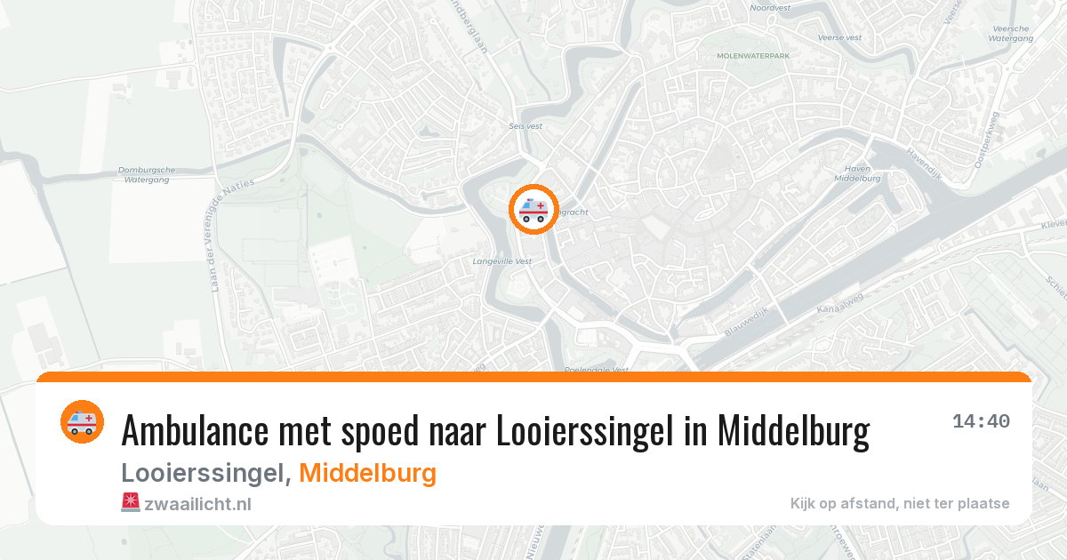 Ambulance met spoed naar Looierssingel in Middelburg — 26 feb 2026