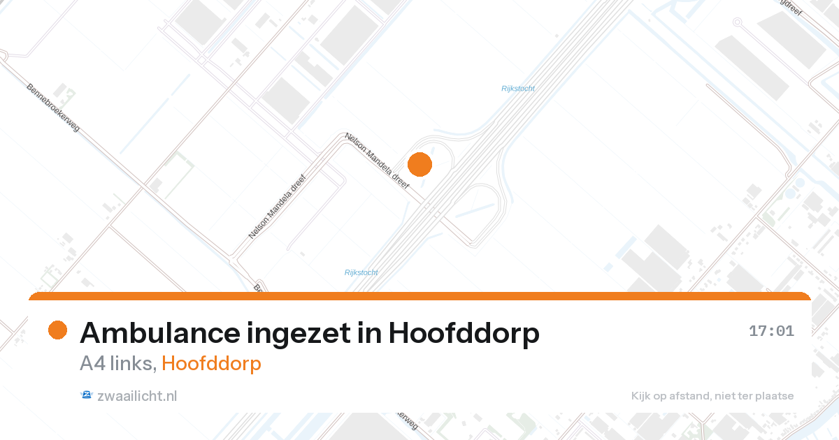 Ambulance ingezet in Hoofddorp — 27 aug 2026