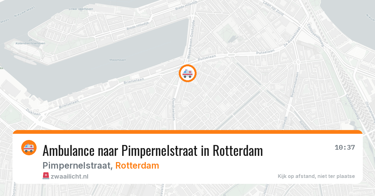 Ambulance naar Pimpernelstraat in Rotterdam — 16 jun 2026