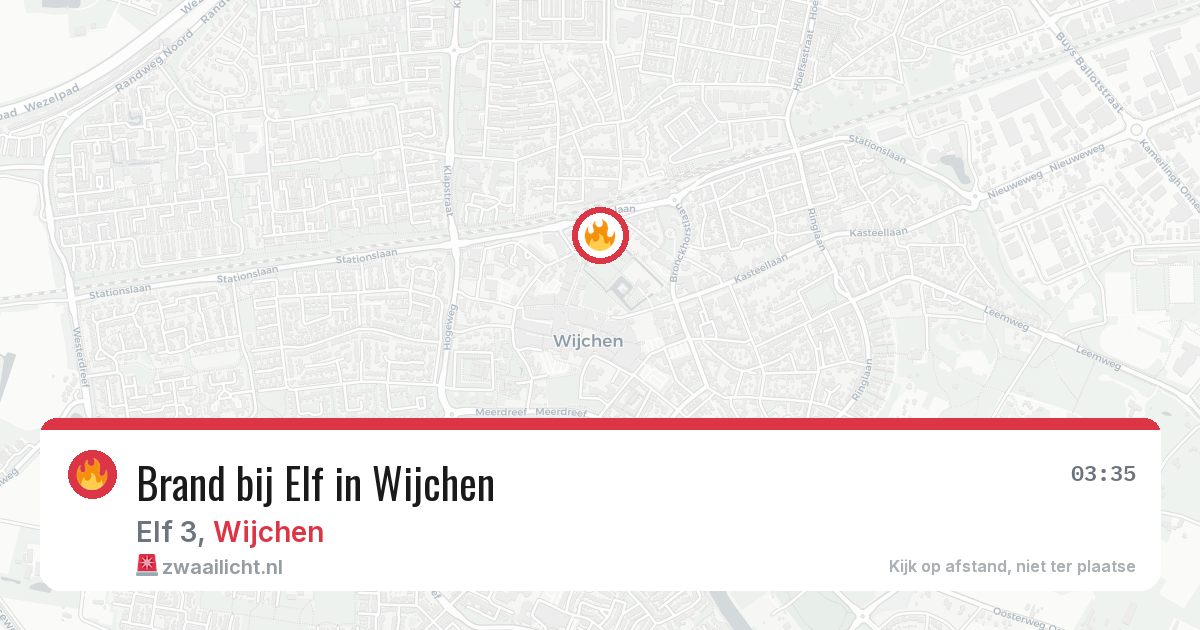 Brand bij Elf in Wijchen — 22 jun 2026