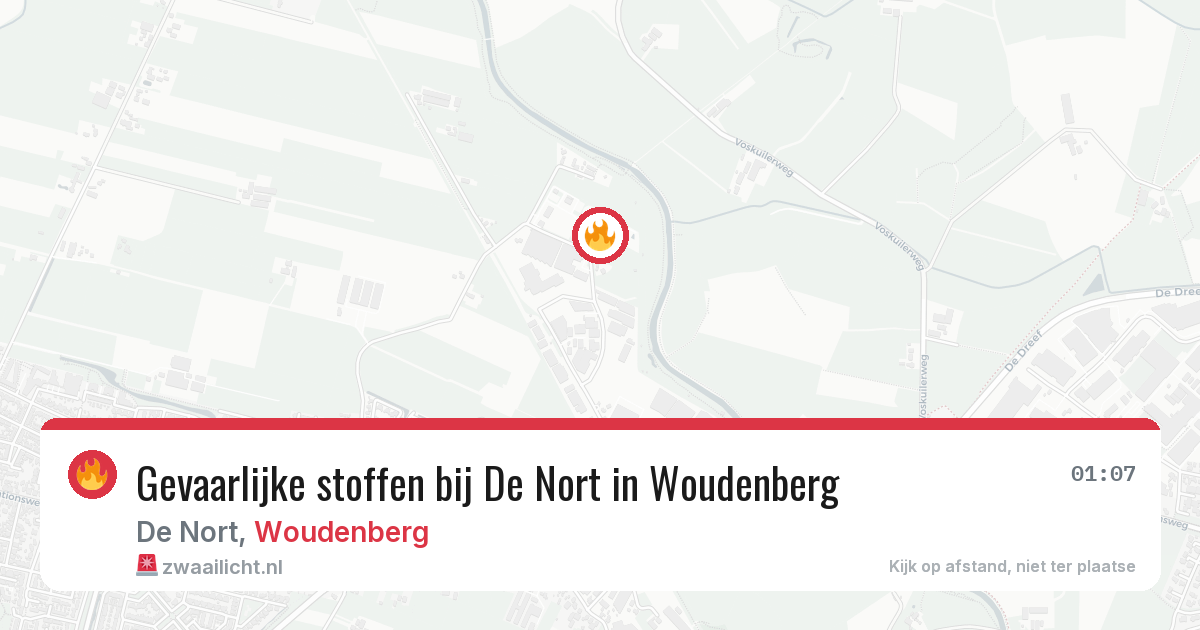 Gevaarlijke stoffen bij De Nort in Woudenberg — 20 mei 2026