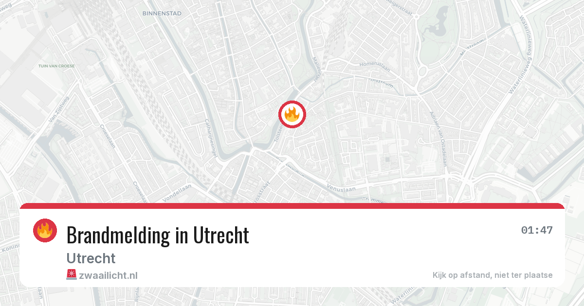 Brandmelding in Utrecht — 4 jul 2026