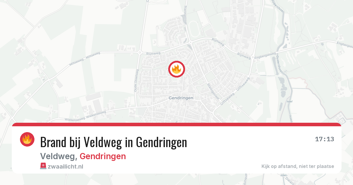 Brand bij Veldweg in Gendringen — 28 mei 2026