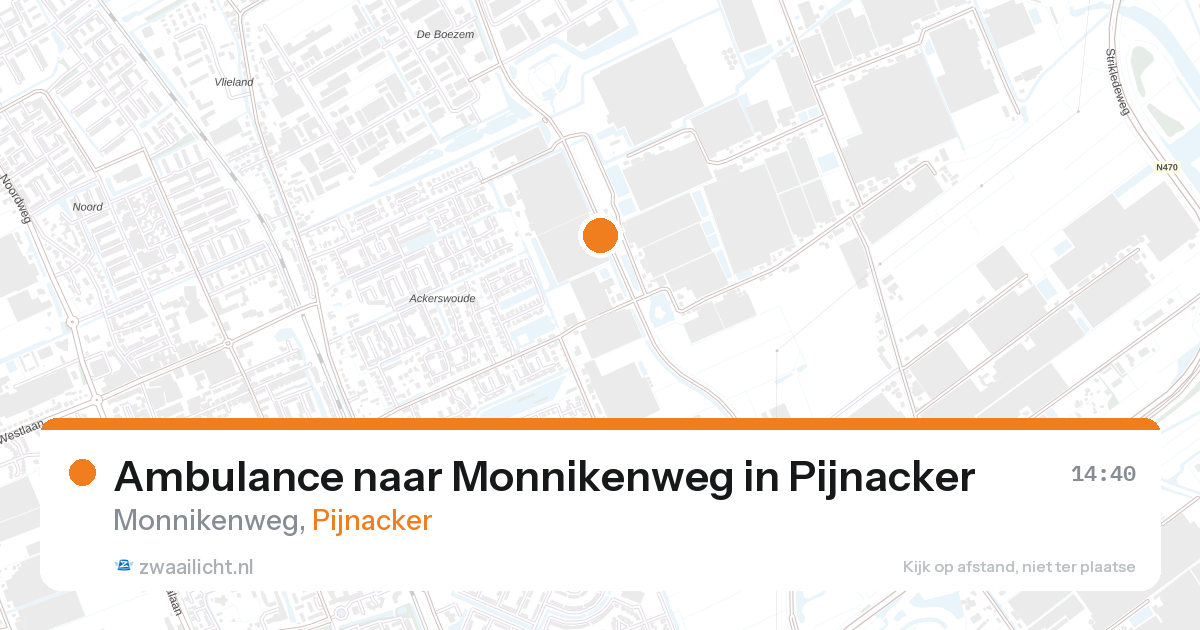 Ambulance naar Monnikenweg in Pijnacker — 3 jun 2026