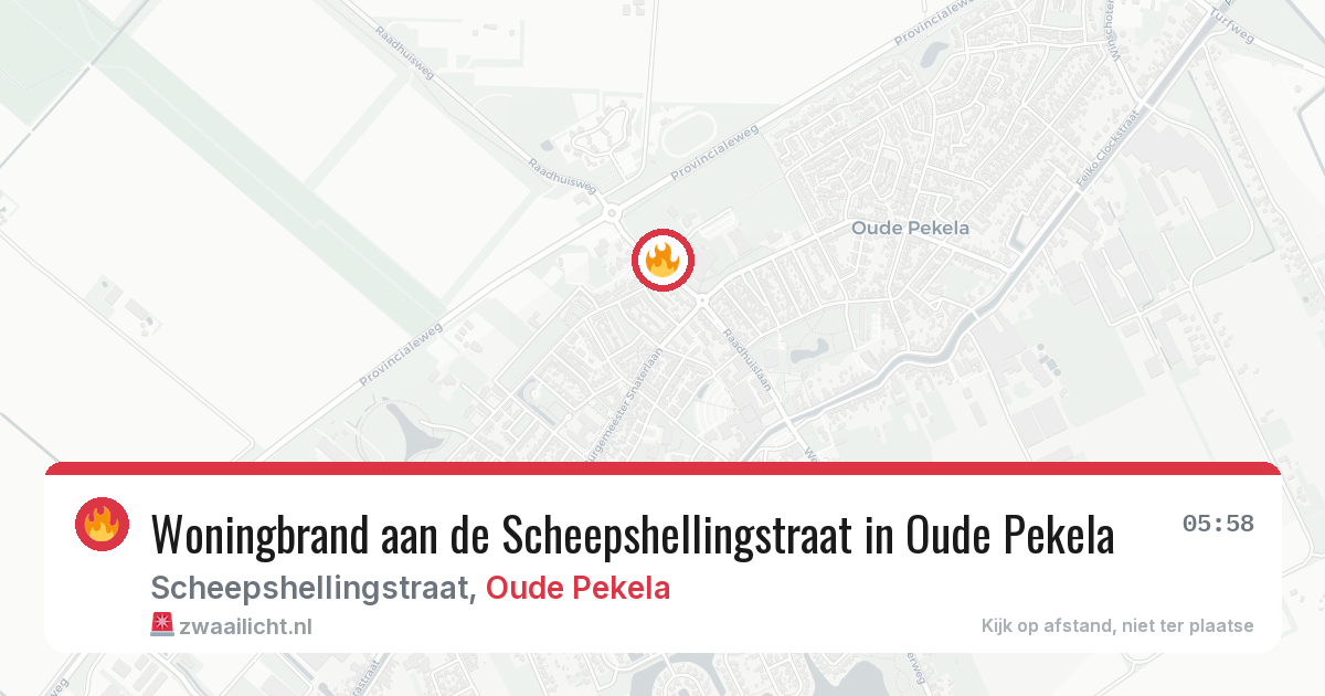 Woningbrand aan de Scheepshellingstraat in Oude Pekela — 21 jan 2026